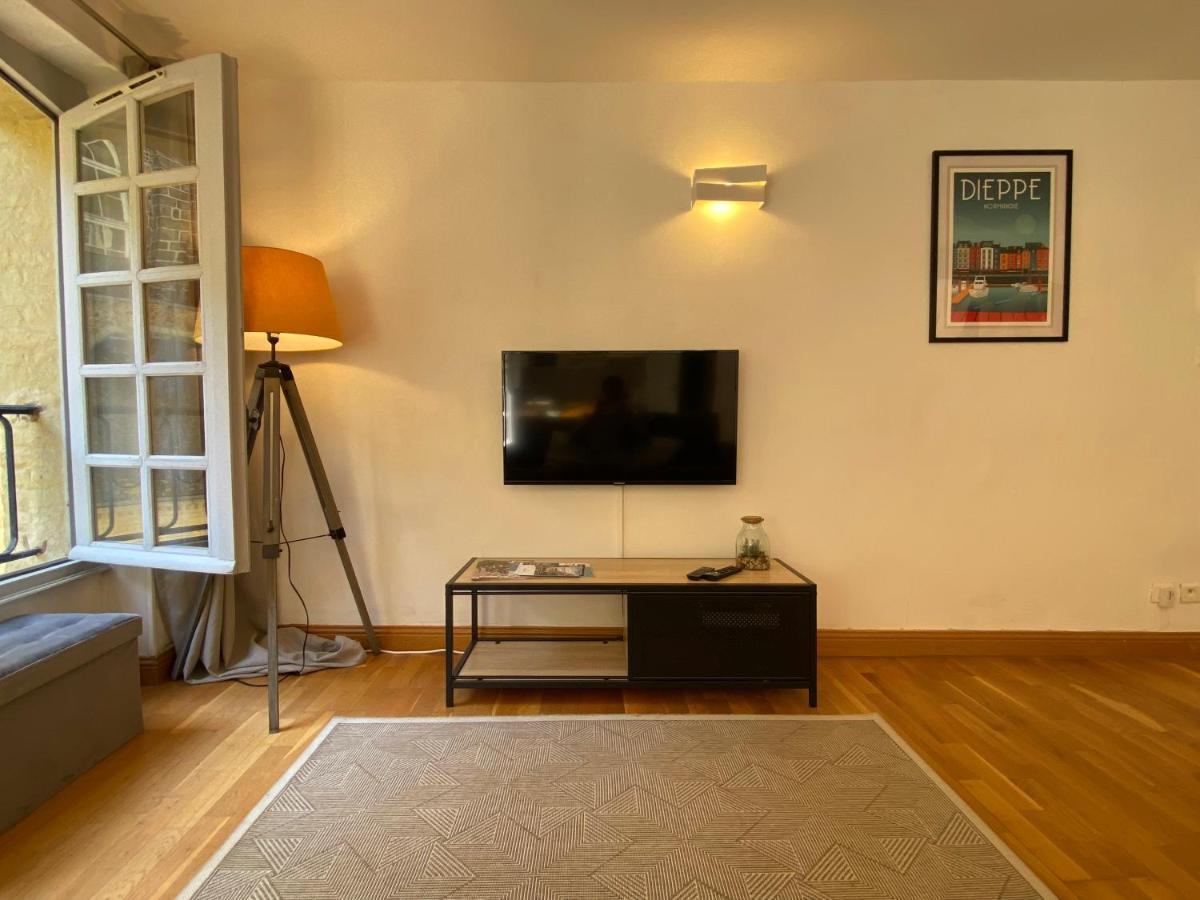 Beau Studio Cosy Calme En Face Du Port Sur Le Quai Leilighet Dieppe Eksteriør bilde